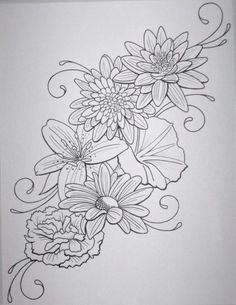 Drawing Flowers Psychology 34 Best Flower Armband Tattoo Outlines Images Tatoos Armband