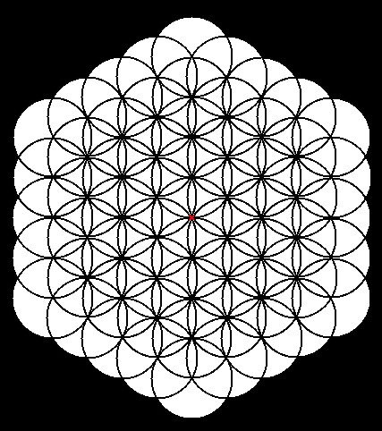 Drawing Flowers Using A Compass Flower Of Life Sacred Geometry