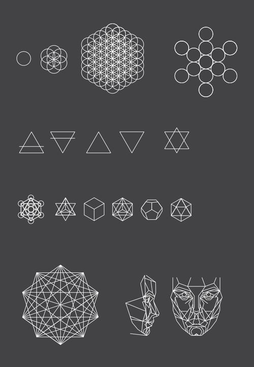 Drawing Flowers Using Geometric Shapes Flower Of Life Apparel Limited Edition Cool Stuff I Came Across