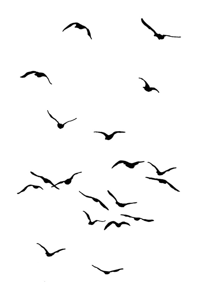 Drawing Flying Heart Flying Birds Estampados En 2019 Birds Bird Drawings Y Drawings