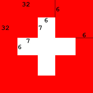 Drawing G Code Code Golf Draw the Swiss Flag Programming Puzzles Code Golf