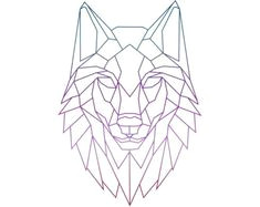 Drawing Geometric Wolf Geometric Wolf by Koolio1715 On Art Drawings Geometric Wolf Art