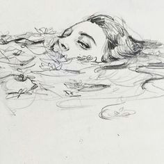 Drawing Girl Drowning 64 Best Drowning Art Images Underwater Photos Water Photography