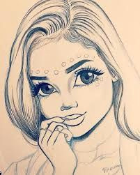 Drawing Girl Eyes Cartoon Resultado De Imagen Para Christina Lorre Rihanna Krish In 2018