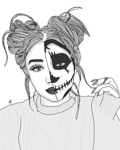 Drawing Girl Face Tumblr Die 100 Besten Bilder Von Madchen Gezeichnet Tumblr Tumblr