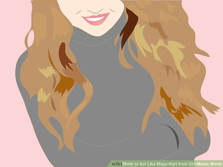 Drawing Girl Meets World How to Act Like Maya Hart From Girl Meets World 8 Steps