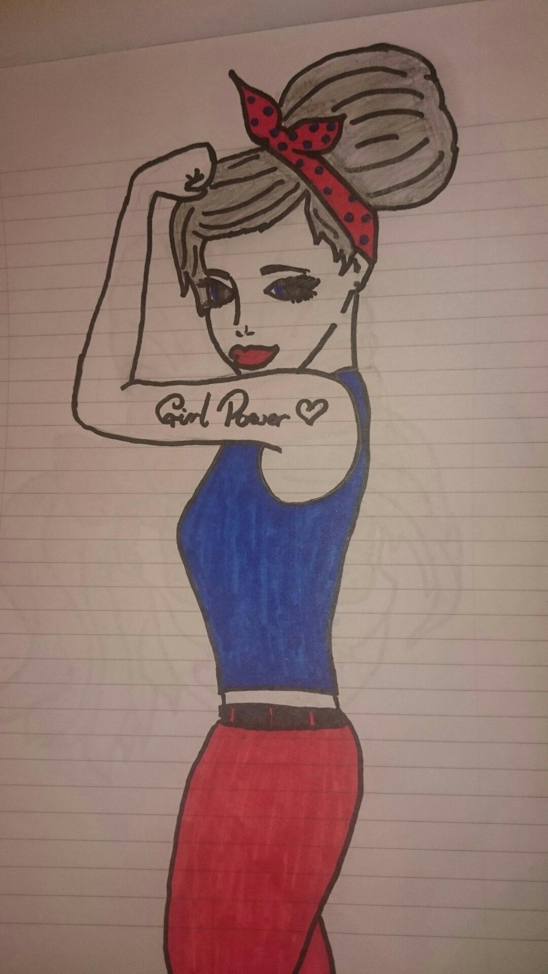 Drawing Girl Power Girl Power My Doodles Pinterest My Doodle Girl Power and Doodles