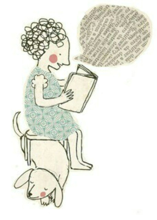 Drawing Girl Reading A Book Reader for the Love Of Reading and Books by Jillian Calahan