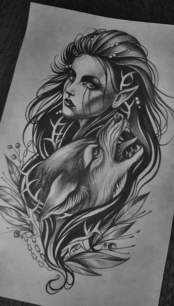 Drawing Girl Tattoo Design Fotografia Design Tattoo Tattoos Tattoo Sketches Tattoo Designs