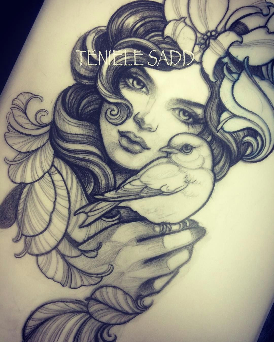 Drawing Girl Tattoo Design Pin by Jacob Brooks On Mother Nature Tattoos Tattoo Drawings