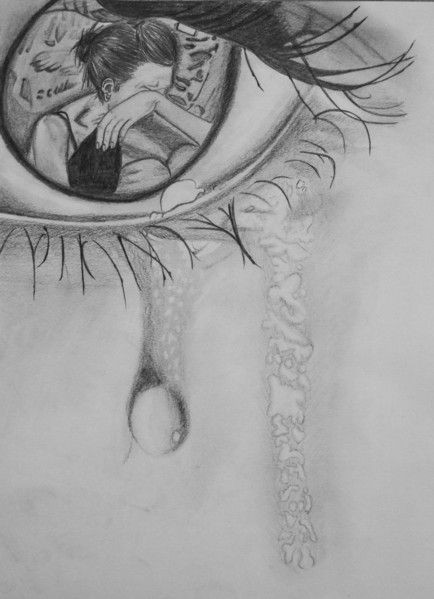 Drawing Girl Tears Sad Girl Drawings Tumblr Google Search Drawings Drawings Art