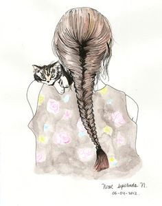 Drawing Girl with Braids 19 Best Braid Drawing Images Drawings Paintings Pencil Art