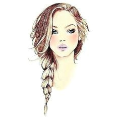 Drawing Girl with Braids How to Draw A Side Braid Google Search Drawing Hair Drawings