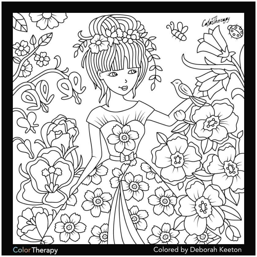 Drawing Girl with Flowers Stop Wasting Time and Start Floral Flower Girl Dresses