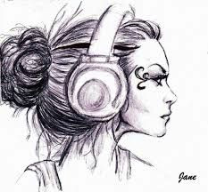 Drawing Girl with Headphones Headphones Tumblr Draw Drawings Art Drawings I Tumblr Drawings