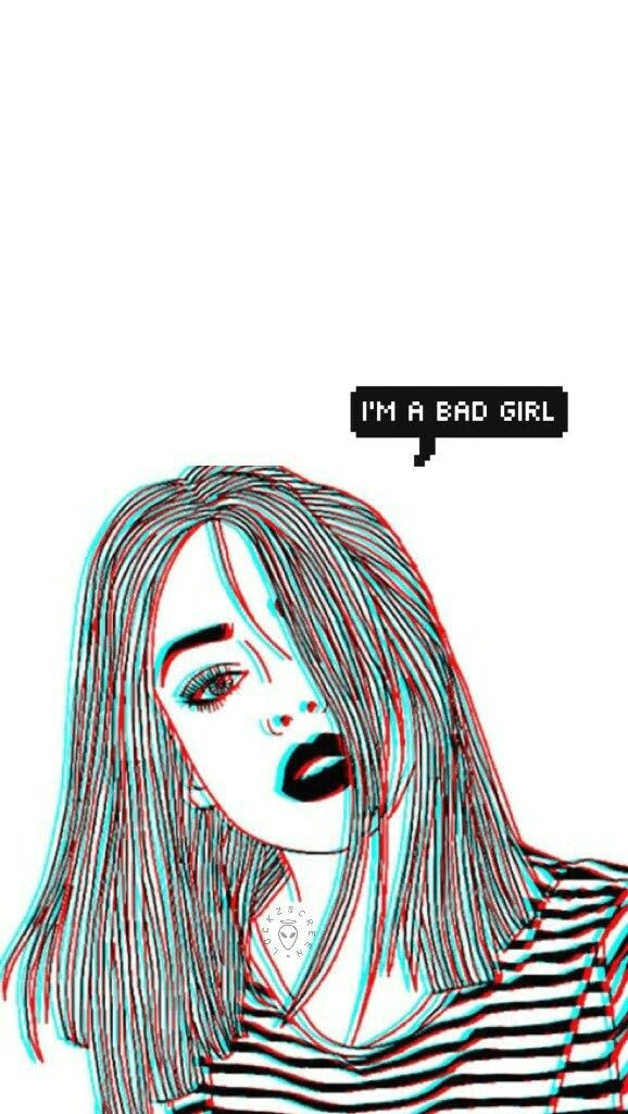 Drawing Girl with Phone Pin by Kyla Mccown On Aesthetic Wallpaper Tumblr Wallpaper