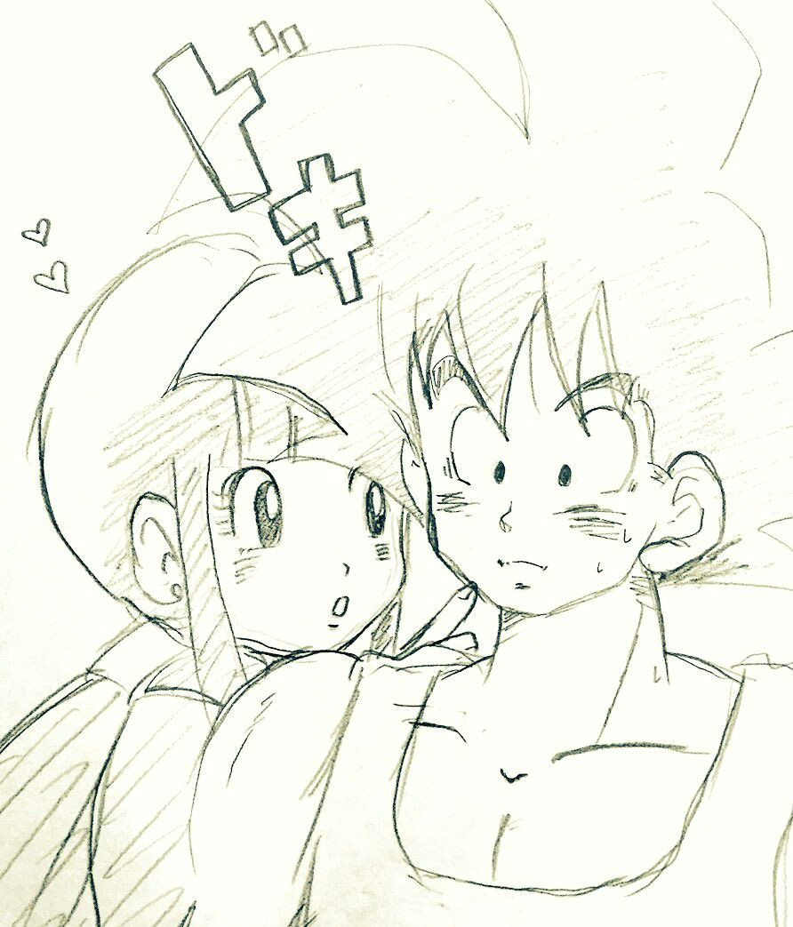 Drawing Goku Eye Goku and Chichia Goku and Chichia Goku Goku Chichi son Goku