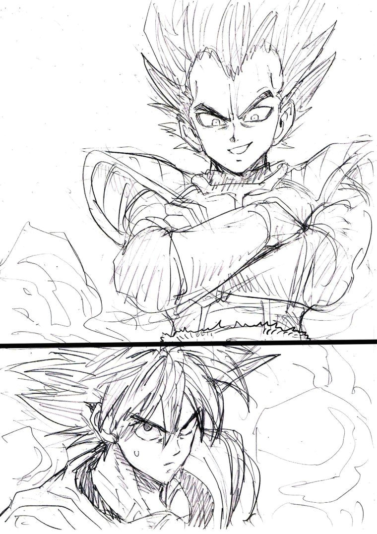 Drawing Goku Eye Quand L Auteur De One Punch Man Revisite Les Personnages De Dragon