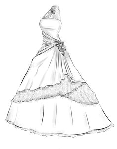 Drawing Gown Easy 42 Best Dress Design Drawing Images Fashion Drawings Drawing