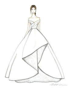 Drawing Gown Easy Dreamlines Sketches they are as Dreamy as they sound Here is How