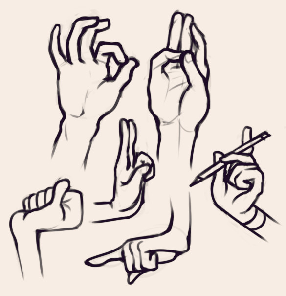 Drawing Hands Challenge Drawing Drill 15 Faces and Hands Loads Of Stuff for Character