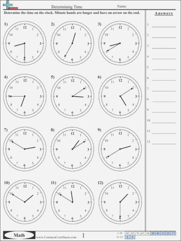 Drawing Hands Clock Worksheet Clock Worksheets Spankbush Com