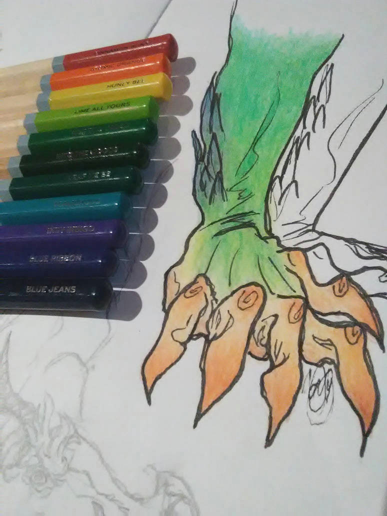 Drawing Hands Deviantart Color Practice with Claws by Skyhighpie101 On Deviantart