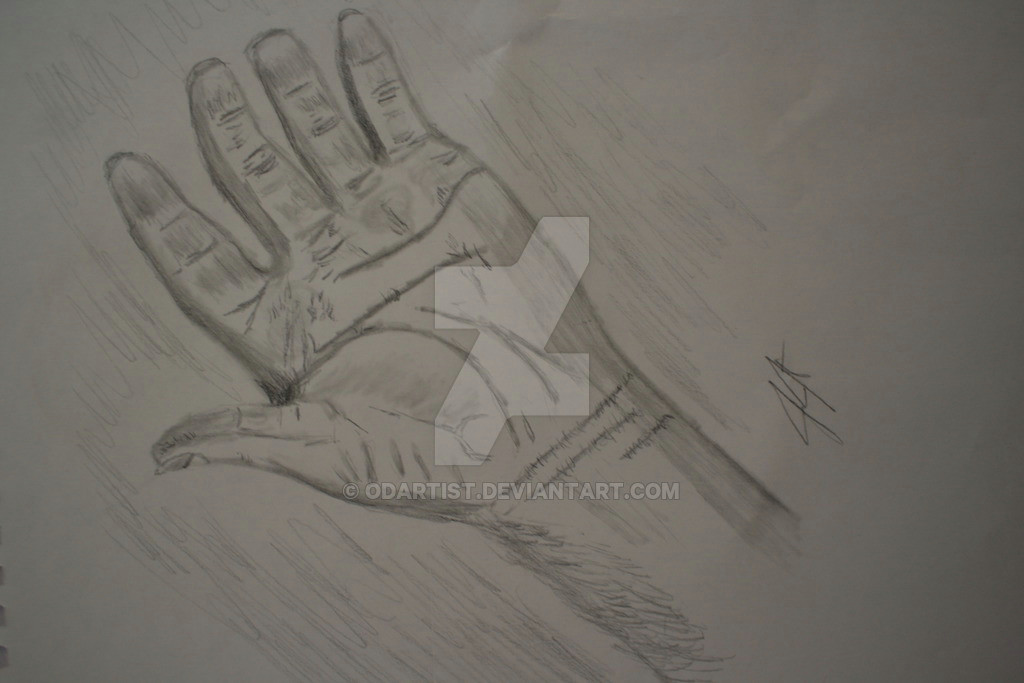 Drawing Hands Deviantart Hand Drawing 001 by Odartist On Deviantart