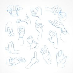 Drawing Hands Difficult Hand Practice Anime Sketch Hand Anaotomy Girls Hands In