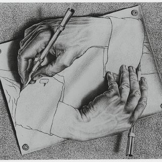 Drawing Hands Escher 1948 Pdf Evolving Scientific Paradigms Retrospective and Prospective