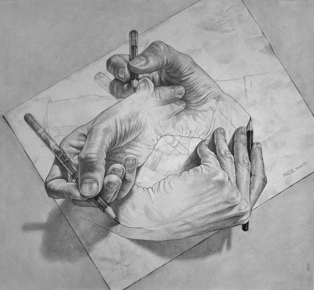 Drawing Hands Escher Analysis Hand Drawn Portraits by oriol Angrill Jorda Art Drawings Art