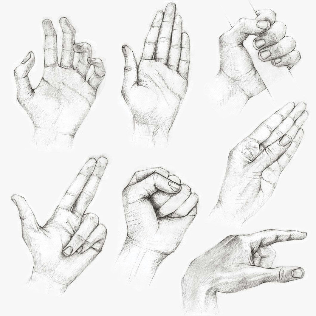 Drawing Hands Exercises Muchas Referencias Para Tus Dibujos A Drawing Reference