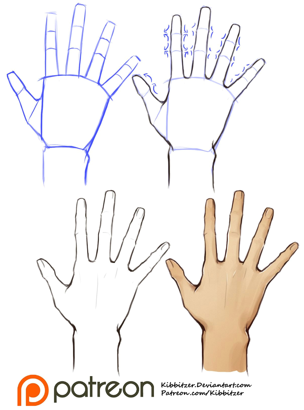 Drawing Hands for Beginners Kibbitzer is Creating Reference Sheets Tutorials and More Gotta