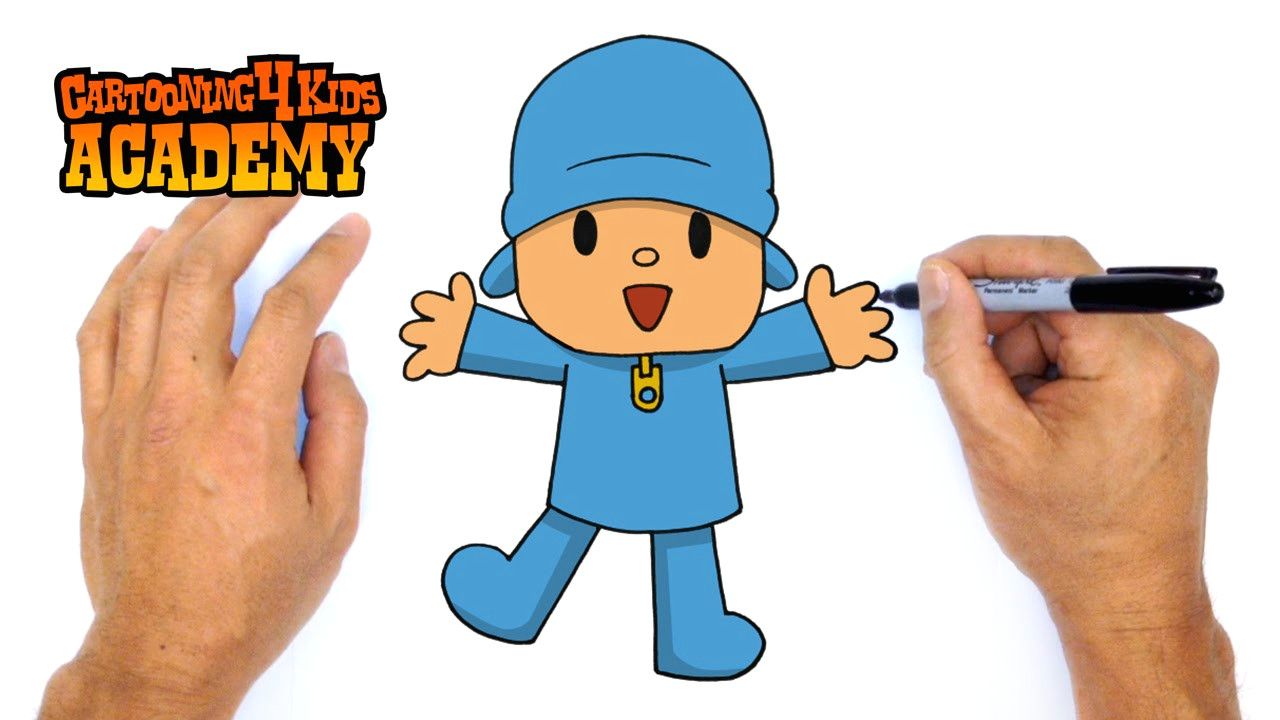 Drawing Hands for Dummies How to Draw Pocoyo Art for Beginners Youtube