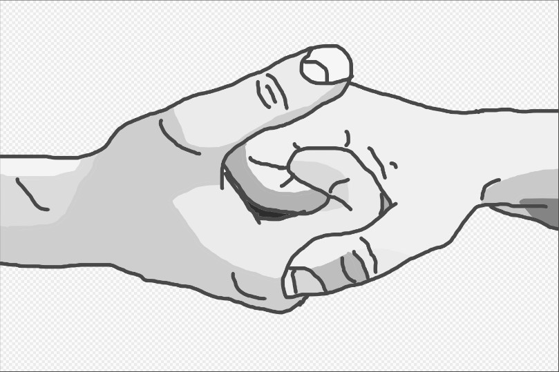 Drawing Hands Holding Flowers 4 Ways to Draw A Couple Holding Hands Wikihow