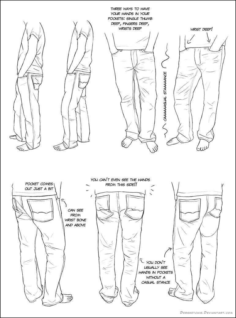 Drawing Hands In Pockets Hands In Pockets by Dersketchie Deviantart Com On Deviantart