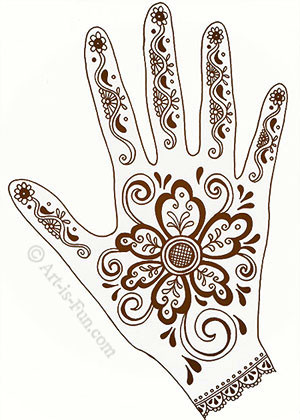 Drawing Hands Ks2 Henna Hand Designs Art Lesson Make A Unique Self Portrait Art is Fun