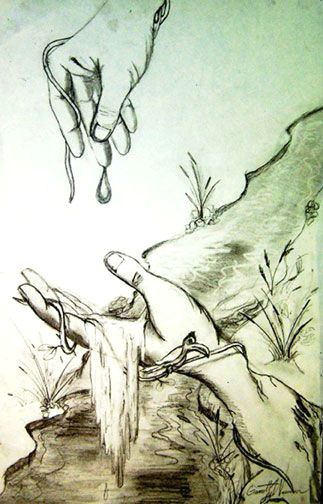 Drawing Hands Lesson Plan Art Lesson Plan Hand Scapes Pencil Drawing A Lesson A B Dali