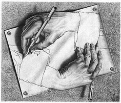 Drawing Hands Lithograph 101 Best M C Escher Images Paintings Mc Escher Art Draw
