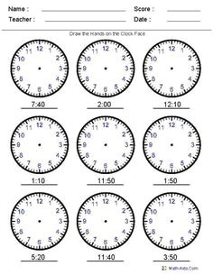 Drawing Hands On A Clock Interactive 52 Best Teaching Time Images Learning Day Care Math Activities