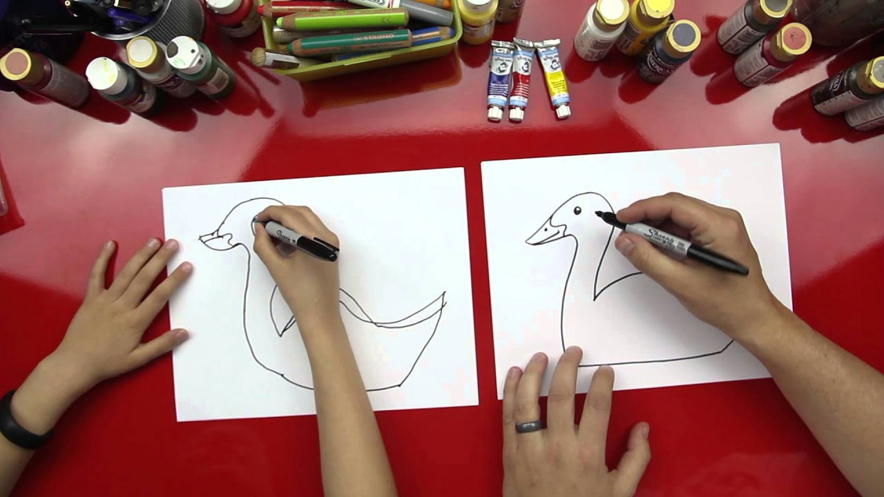 Drawing Hands On A Clock Ks1 How to Draw A Duck Youtube