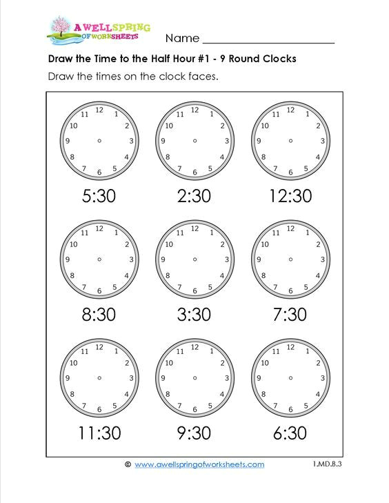 Drawing Hands On Clocks Year 3 Grade Level Worksheets 2nd Grade Classroom A Variety Of Products
