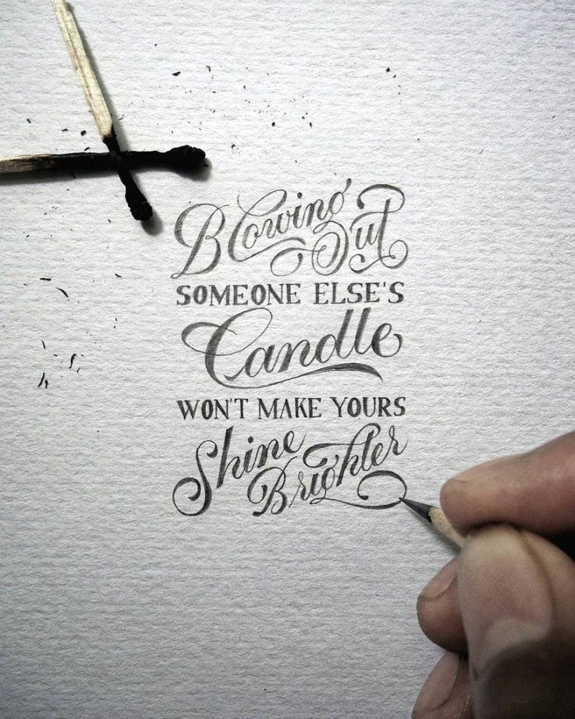 Drawing Hands Quote Hand Lettered Quotes by Dexa Muamar Lettering Hand Lettering