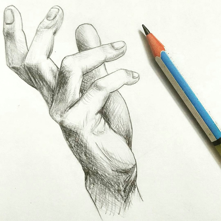 Drawing Hands with Pencil 100 Drawings Of Hands Quick Sketches Hand Studies