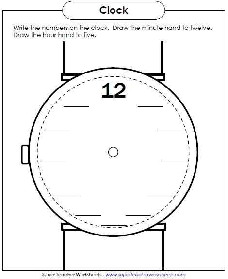 Drawing Hands Worksheet Analogue Clock Worksheets Clock Template with Hands New Clock Clock