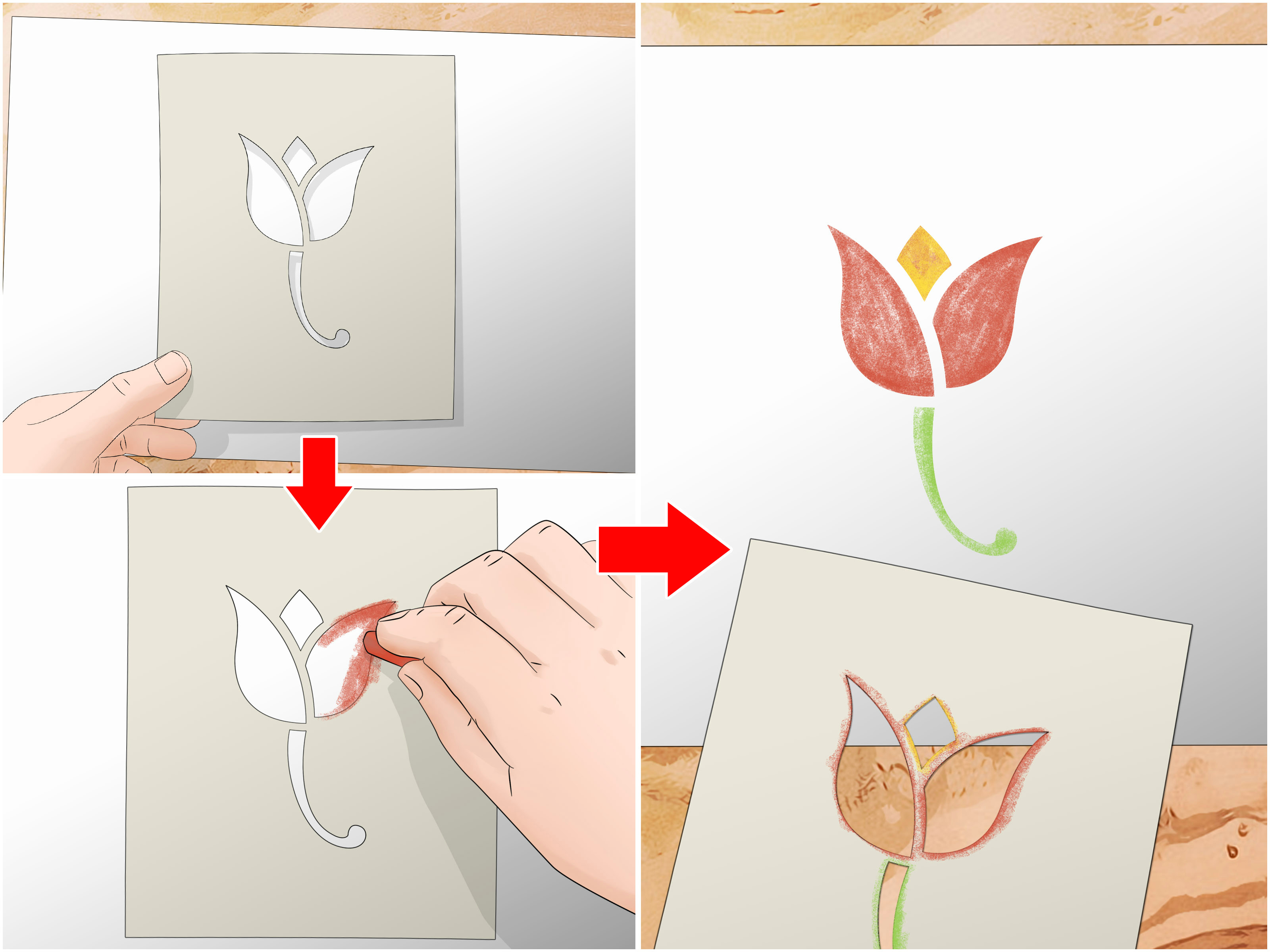 Drawing Hard Things Step by Step 3 Ways to Draw with Oil Pastels Wikihow