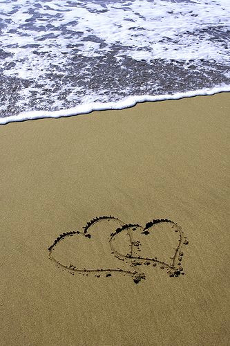 Drawing Heart On Beach Haiku Love Letters In the Sand Writerscafe org the Online