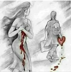 Drawing Heart touching 87 Best Heartbroken Drawings Images thoughts Truths Depression