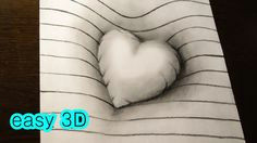 Drawing Heart Trick Art On Lined Paper Trick Art On Line Paper Drawing 3d Hole Youtube Homeschool Art