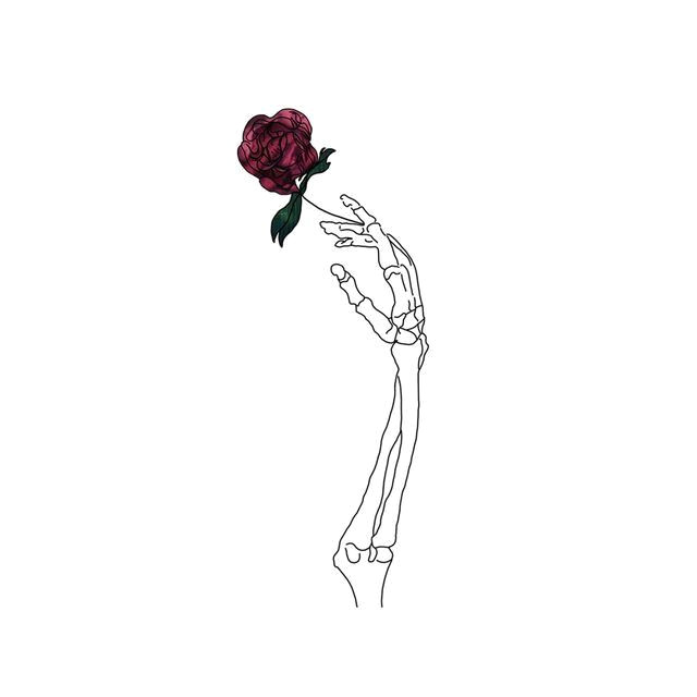 Drawing Holding A Rose Pin by Zayynab A On Collection Drawings Art Art Drawings